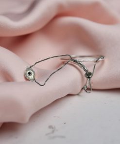 Evil Eye Marble with stone 0418