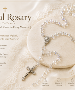 Rosary -Crystal AB Beads Bracelet or Necklace