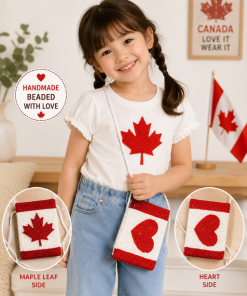 Alternative view of Canadian Flag Handmade Bead Purse Collection