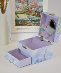 Ballet Music Box Collection-Handcrafted Paper exterior with delicate printed design - Image 3