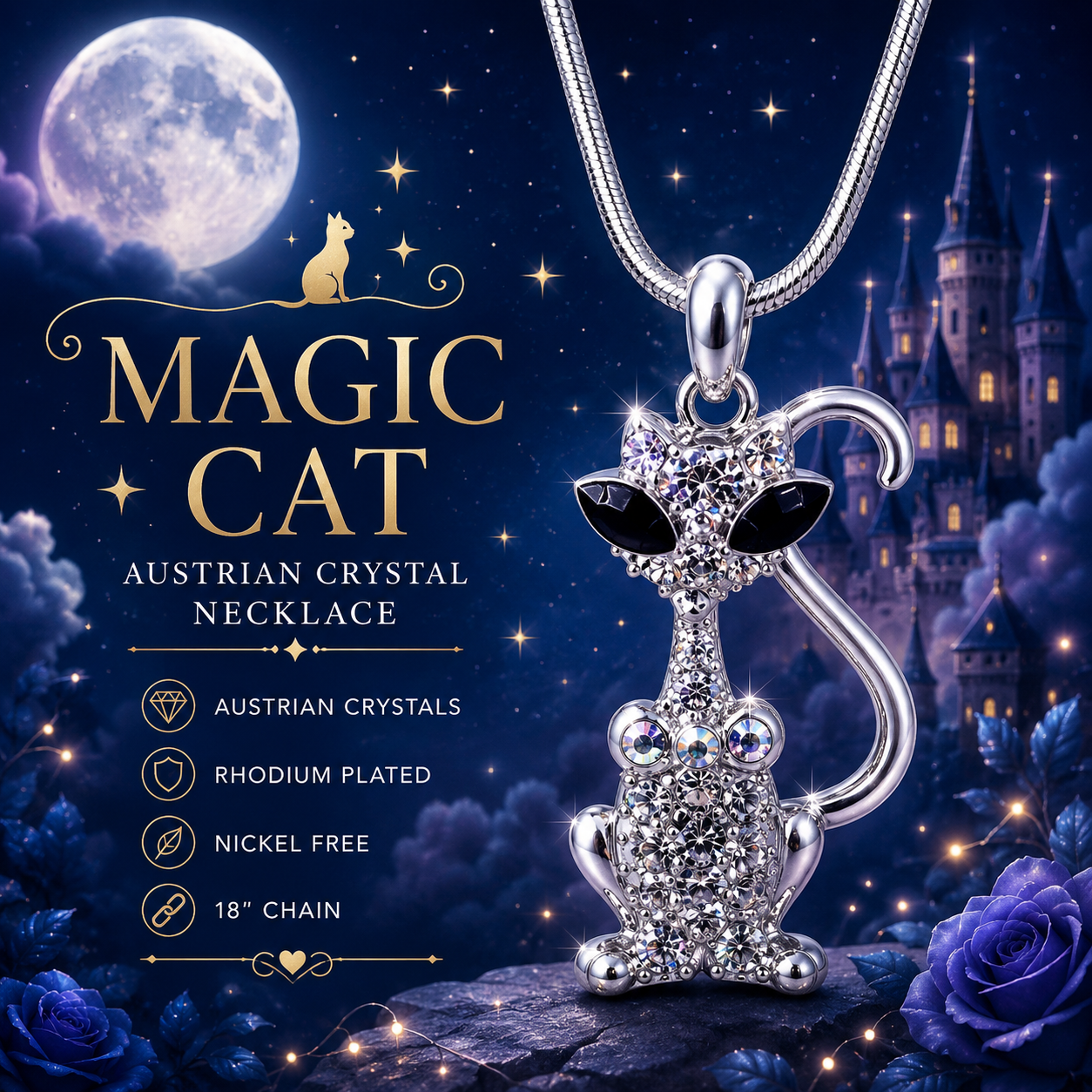 Whimsical Cat Necklace Collection - Image 3