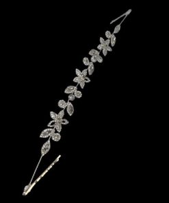 Hairband - rhinestone 3 flowers