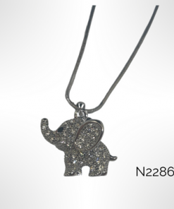 Necklace - Elephant, trunk up (Lrg)