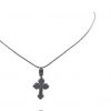 Bracelet - Cross with black crystals