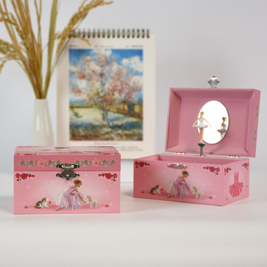 Ballet Music Box Collection-Handcrafted Paper exterior with delicate printed design - Image 4