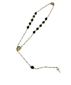 Rosary black eye stone