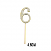 Cake Topper - SIZE 4.5cm - Gold