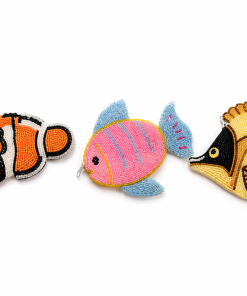 Handmade Beaded Fish Coin Purse-Assorted Styles(3 Designs)