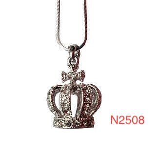 Necklace - Crown, Hollow, (Med)