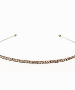 Hairband - Thin single row of rhinestones (colour options)