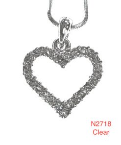 Necklace Heart, Thin (Sm)