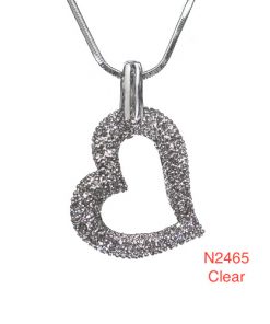 Necklace Heart, Thick, Sideways