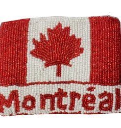 Canadian Flag, *Custom order*, Beaded Wallet