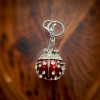 Keychain- Large lady bug