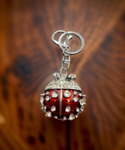 Keychain- Large lady bug