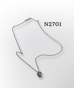 Necklace - Cupcake silver or gold