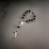 Rosary black beads long or short