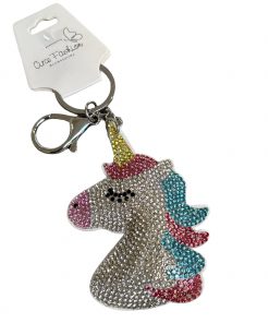 Keychain- Rhinestones Unicorn