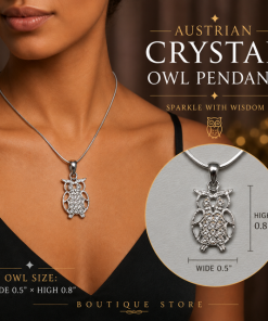 Alternative view of Necklace - Owl Outline