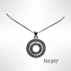 Necklace - Circles, Doubled