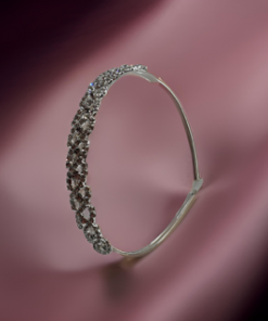 Hair Band - Oval with Round Crystals in Between Connected