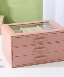 Alternative view of Jewelry  box organization glass on the top classic look