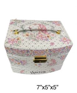 Alternative view of Unicorn Jewelry Box with Floral Wreath (Multi-Colored)