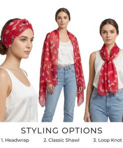 Dragonflies Print Scarf