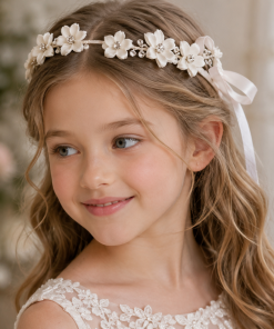 Handcrafted Blossom Ribbon Headband