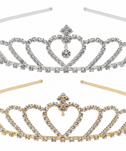 Crystal Heart Princess Tiara