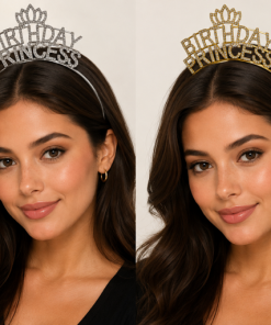 Birthday Princess Rhinestone Headband