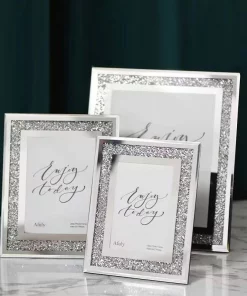 Crystal Inlay Glass Photo Frame Style 2