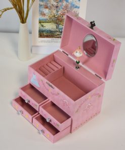 Ballet Music Box Collection-Handcrafted Paper exterior with delicate printed design