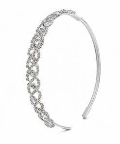 Hair Band - Oval with Round Crystals in Between Connected