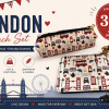 London Icons Cosmetic pouch & Card Holder