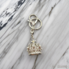 Keychain- Small crown with rhinestones and pearls 3D