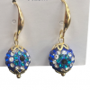 Earring Evil eye Shamballa beads