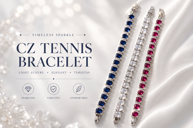 Royal CZ Tennis Bracelet Collection