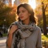 Nature Bee butterfly Print Scarf