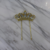 Cake Topper - Fancy Crown SILVER OR GOLD