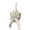 Basket for flower girl off white handly with pearls