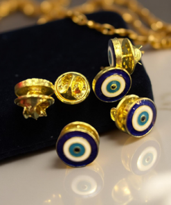 Evil eye label pin pack of 5