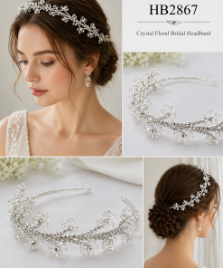 Crystal Flower Bridal Headband