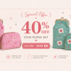 Nurse Essential Glasses Case and Coin Purse