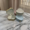 Jewelry Box Heart shaped -Compact Travel Case
