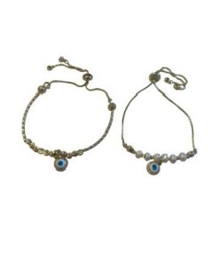 Bracelet- evil eye pendant