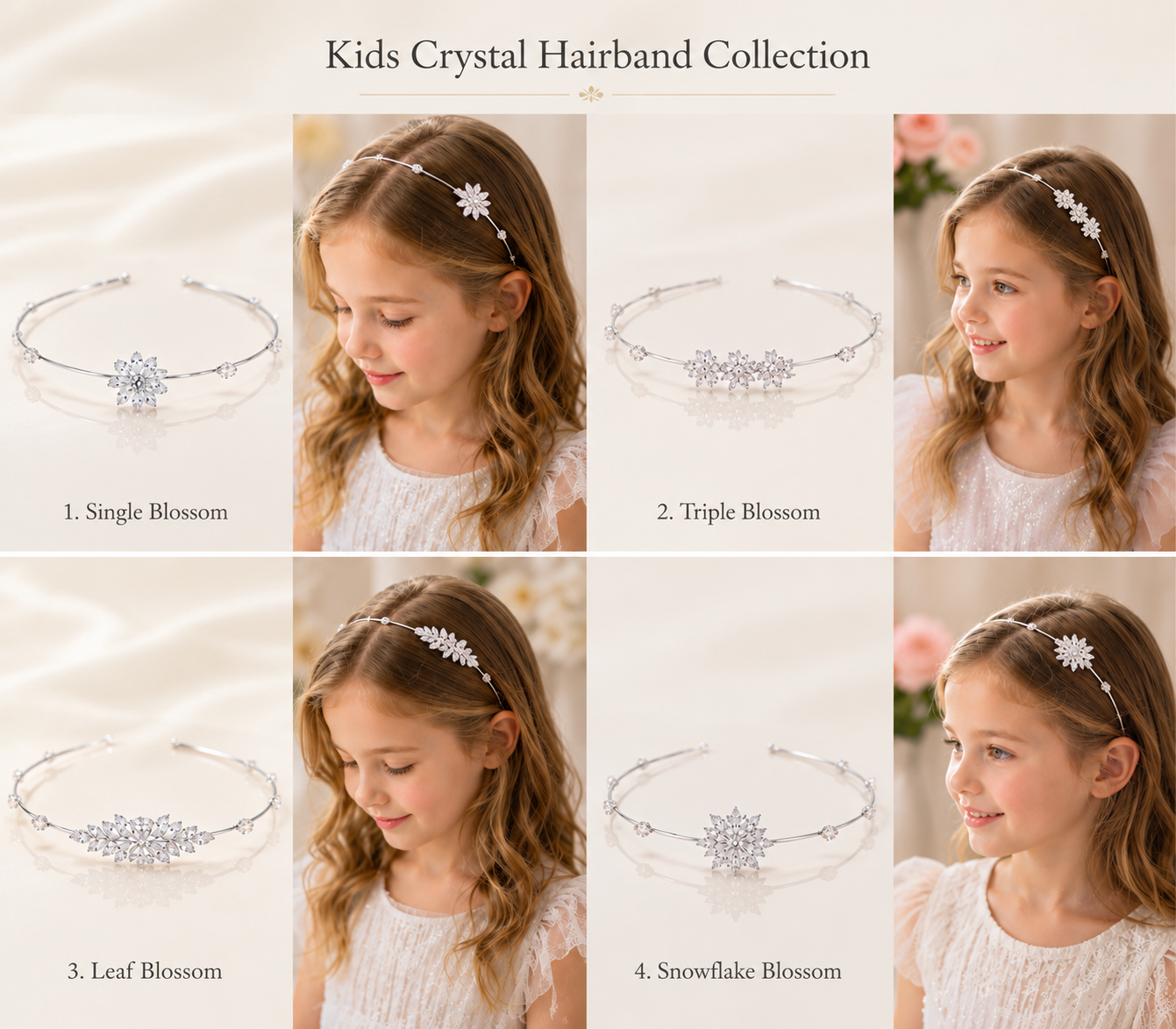 Kids Crystal Hairband Collection - Image 2