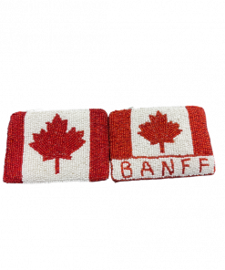 Alternative view of Canadian Flag, *Custom order*, Beaded Wallet