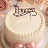 Cake Topper Princess with Crown