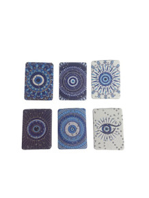 Evil Eye - Compact Mirror -  Rectangle - 12 pcs